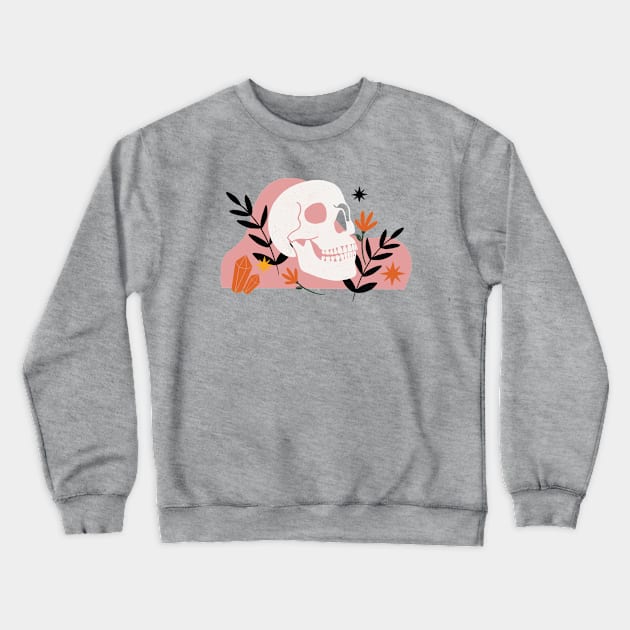 Skeleton Magic Crewneck Sweatshirt by Megan Roy